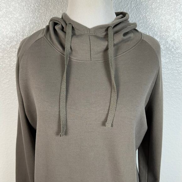 Free Fly Women’s Pullover Bamboo Fleece Hoodie Hooded Sweater in Brown Size M - Picture 2 of 15